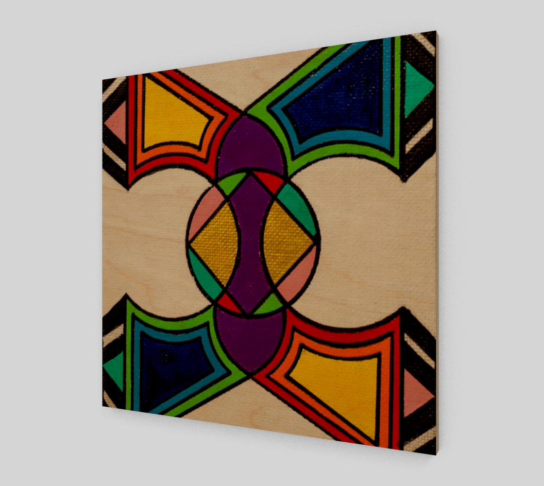 The Horn Wood Print