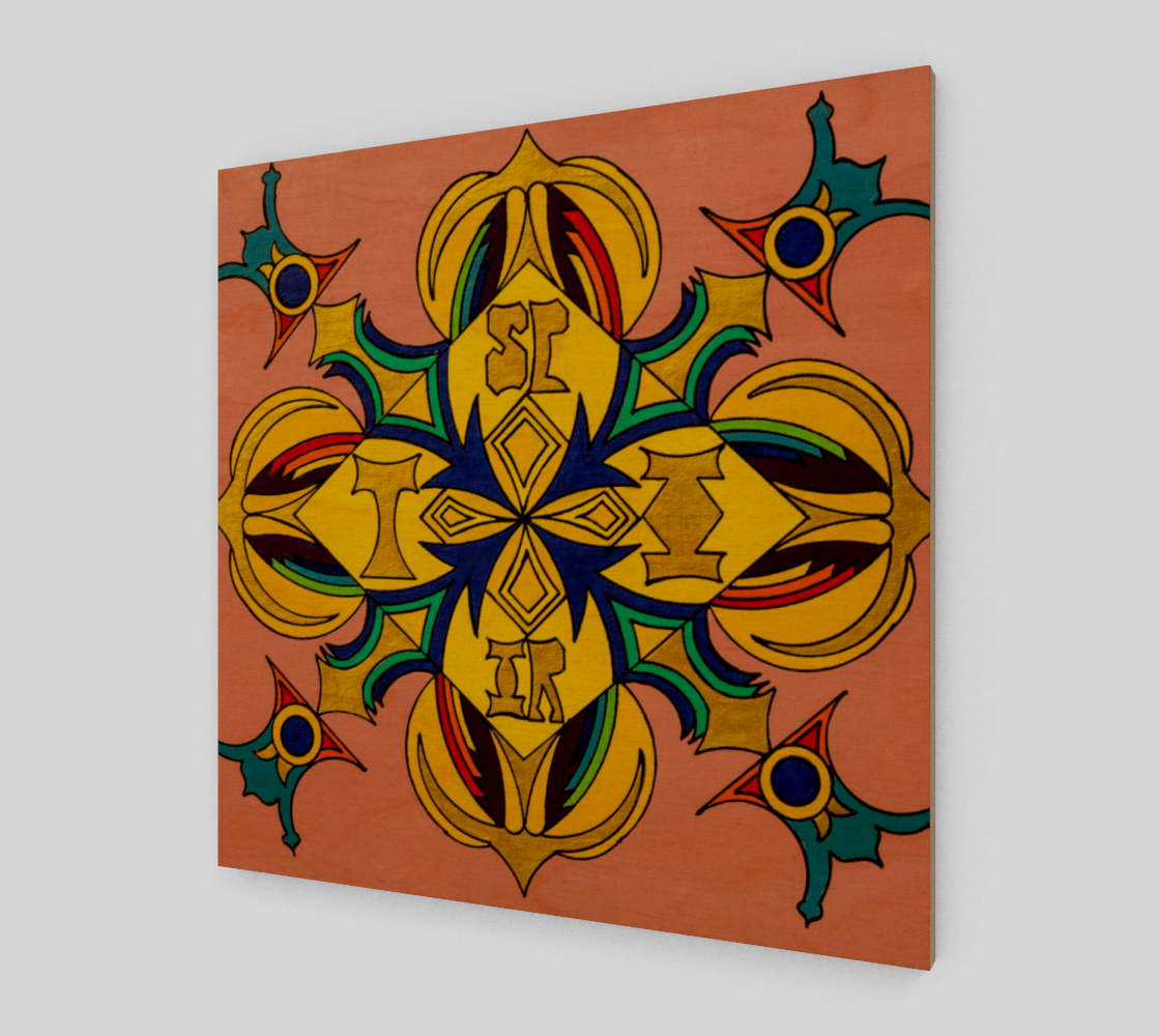 Holy Spirit Wood Print