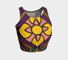 Load image into Gallery viewer, Athletic Crop Top - Geometric Design

