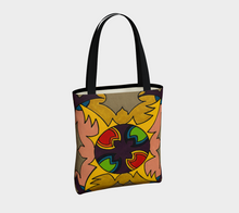 Load image into Gallery viewer, Geometric Tote Canvas Bag -
