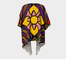 Load image into Gallery viewer, Short Sleeve Kimono Jacket - Colorful Graphic Design
