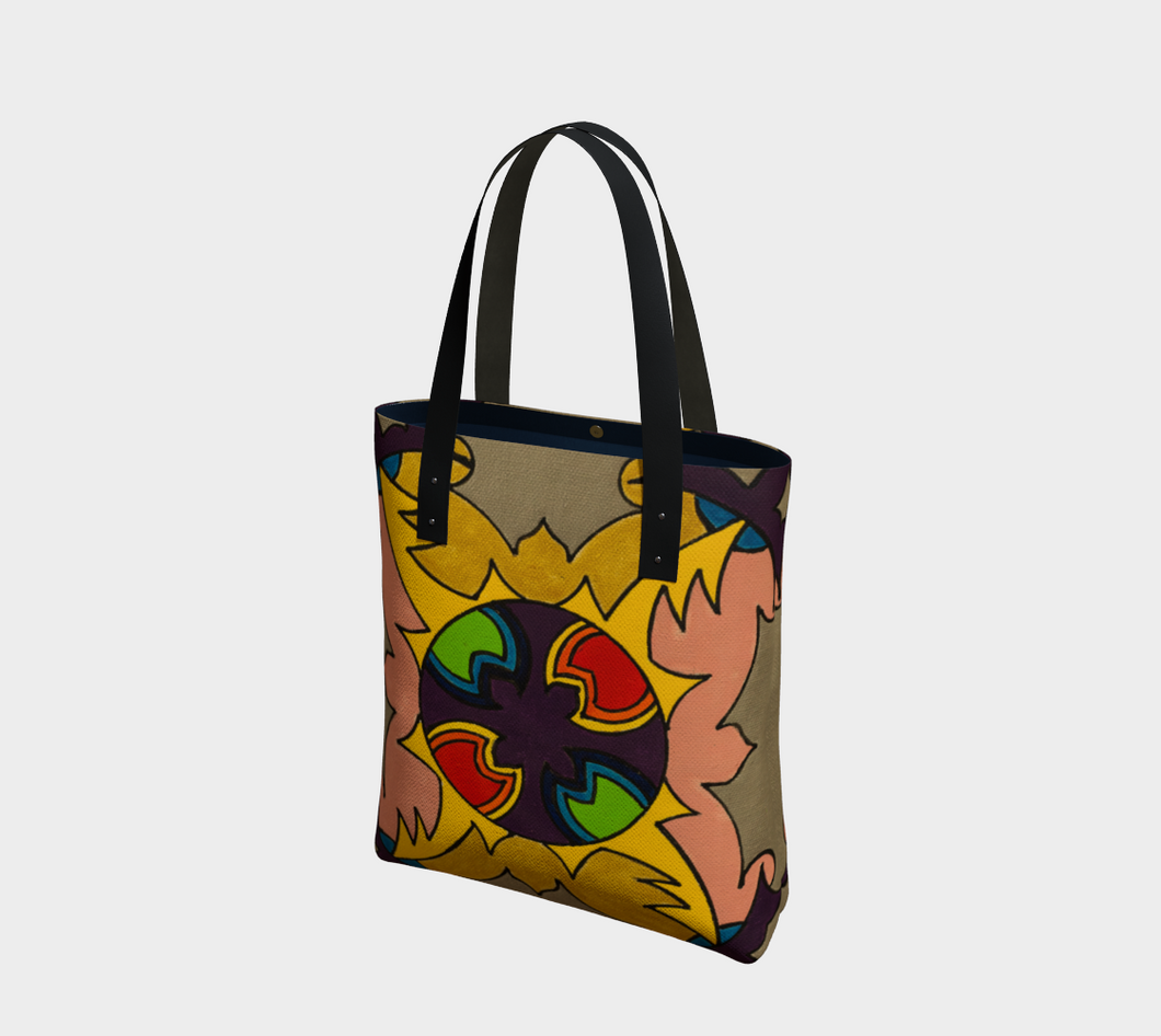 Geometric Tote Canvas Bag -