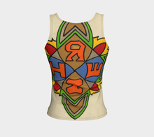 Load image into Gallery viewer, Fitted Tank Top - Colorful Graphic Design
