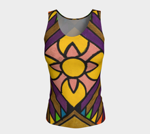 Load image into Gallery viewer, Fitted Tank Top - Colorful Graphic Design
