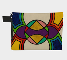 Load image into Gallery viewer, Zipper Carry-all Pouche - Horn Design
