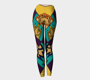 Colorful Geometric Print Leggings