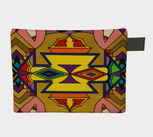 Load image into Gallery viewer, Zipper Carry-all Pouche - I AM Design
