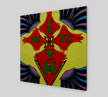 Faith and Unity Wood Print