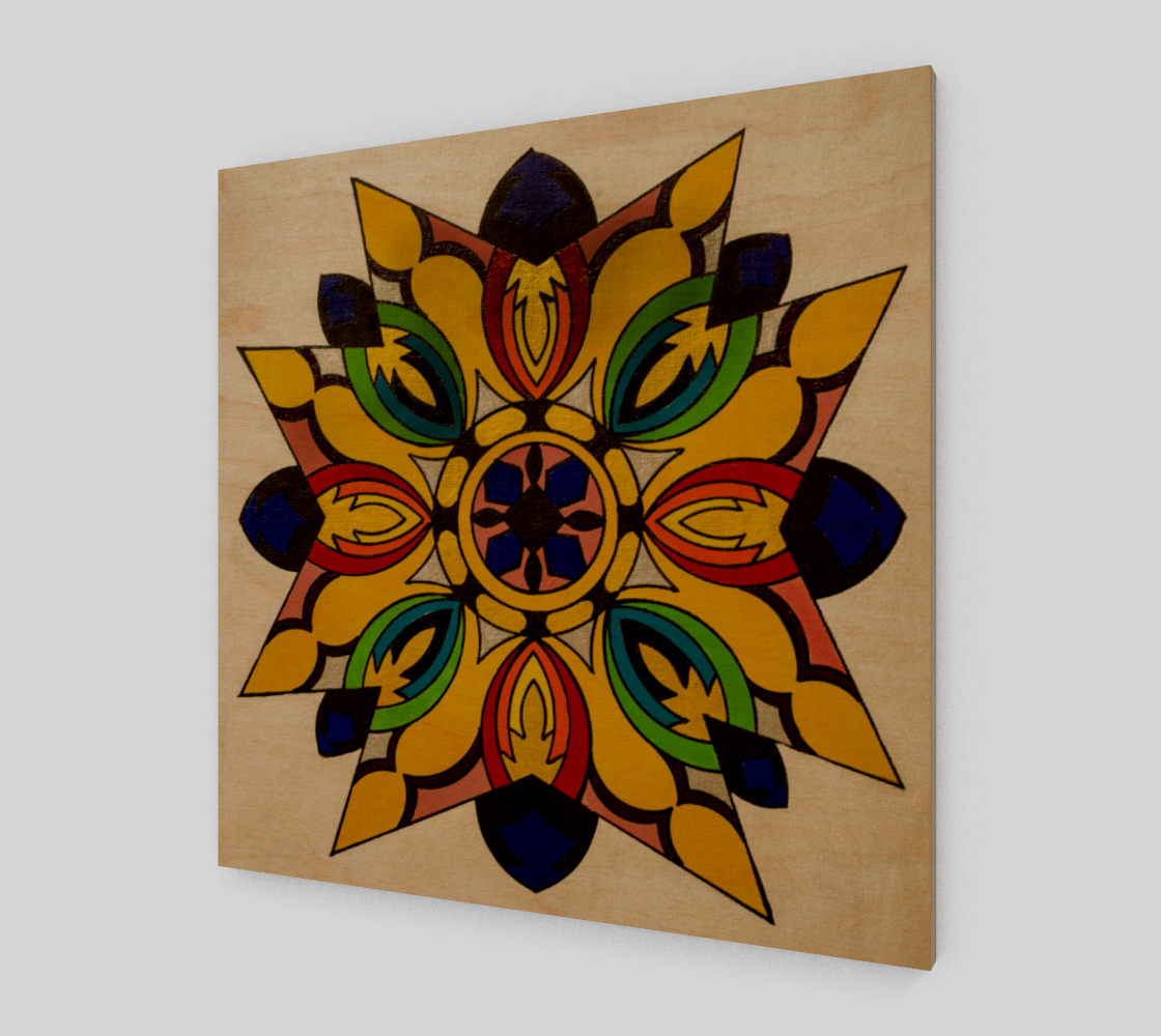Reborn Wood Print