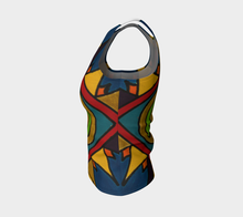 Load image into Gallery viewer, Fitted Tank Top - Colorful Graphic Design
