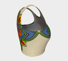 Load image into Gallery viewer, Athletic Crop Top - Geometric Design
