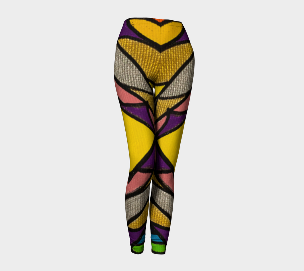 Colorful Geometric Print Leggings
