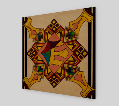 Re Wood Print