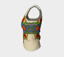 Load image into Gallery viewer, Fitted Tank Top - Colorful Graphic Design
