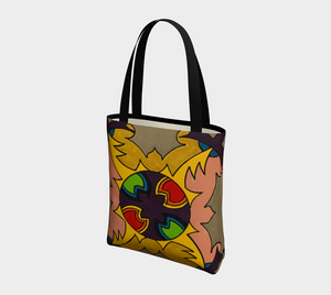 Geometric Tote Canvas Bag -