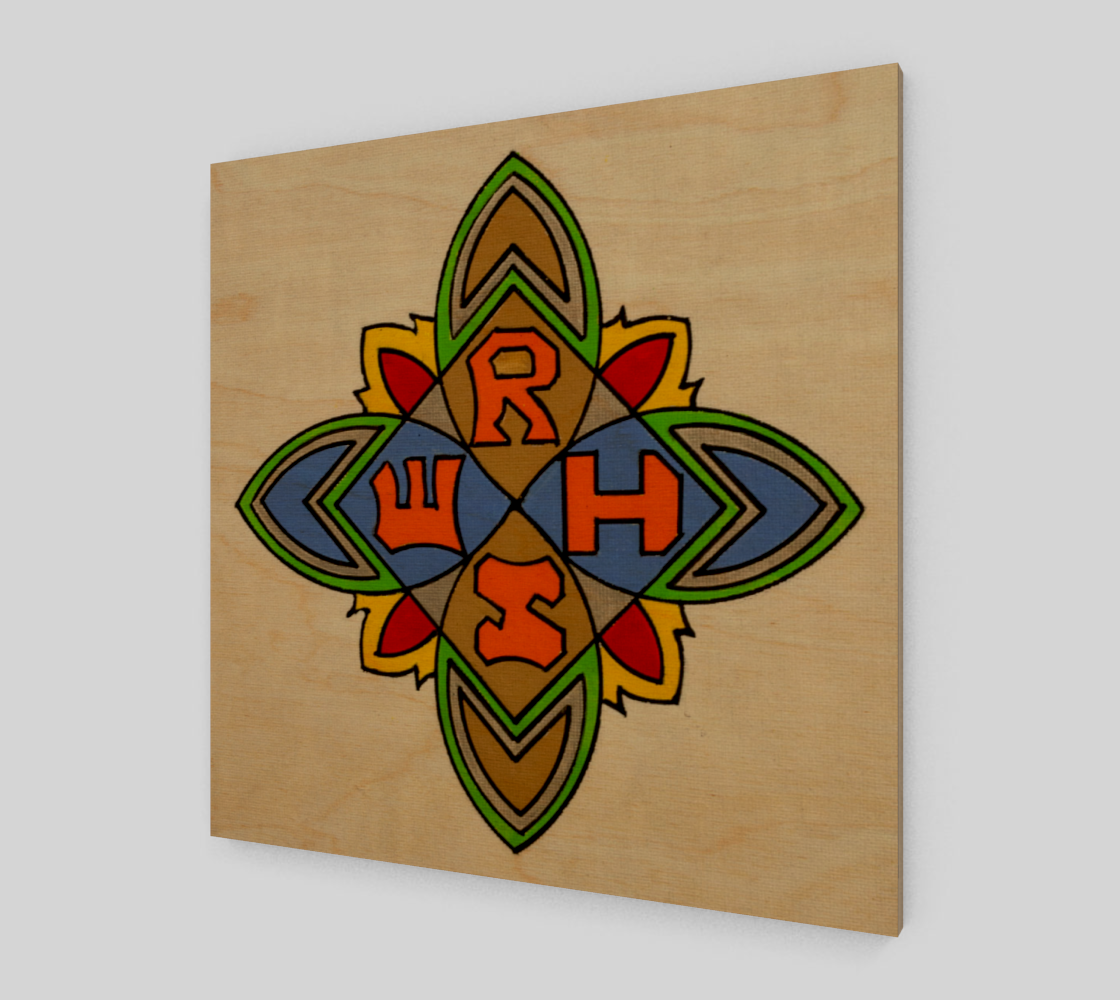 Rise Wood Print