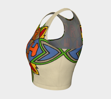 Load image into Gallery viewer, Athletic Crop Top - Geometric Design
