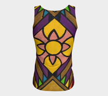 Load image into Gallery viewer, Fitted Tank Top - Colorful Graphic Design
